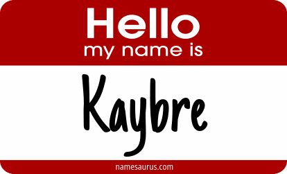 Hello my name is Kaybre png download