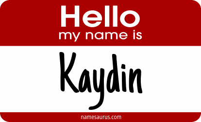 Hello my name is Kaydin png download