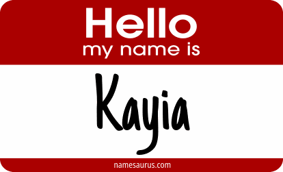Hello my name is Kayia png download