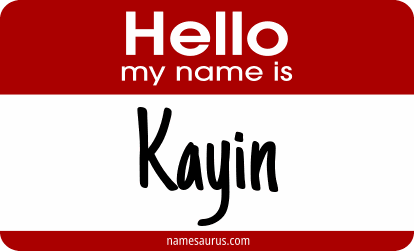 Hello my name is Kayin png download