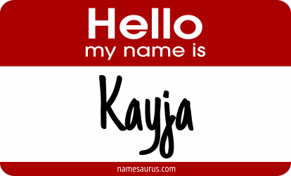 Hello my name is Kayja png download