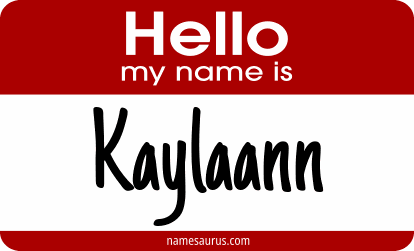 Hello my name is Kaylaann png download