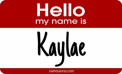Hello my name is Kaylae png download