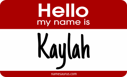 Hello my name is Kaylah png download