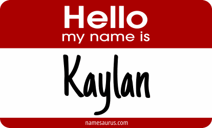 Hello my name is Kaylan png download
