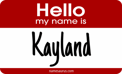 Hello my name is Kayland png download
