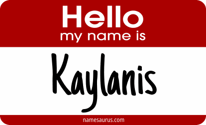Hello my name is Kaylanis png download
