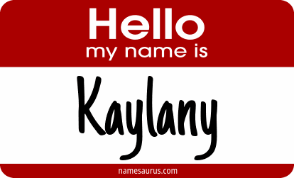 Hello my name is Kaylany png download
