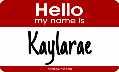 Hello my name is Kaylarae png download