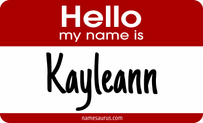Hello my name is Kayleann png download