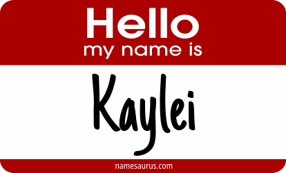 Hello my name is Kaylei png download