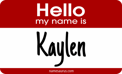 Hello my name is Kaylen png download