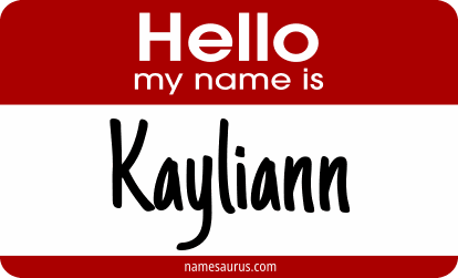 Hello my name is Kayliann png download