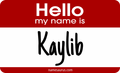 Hello my name is Kaylib png download