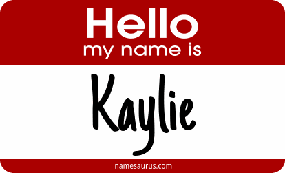 Hello my name is Kaylie png download