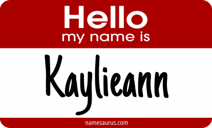 Hello my name is Kaylieann png download