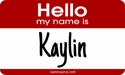 Hello my name is Kaylin png download