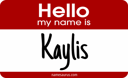 Hello my name is Kaylis png download