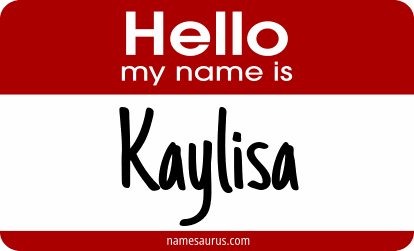 Hello my name is Kaylisa png download