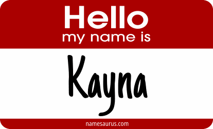 Hello my name is Kayna png download