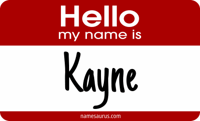 Hello my name is Kayne png download