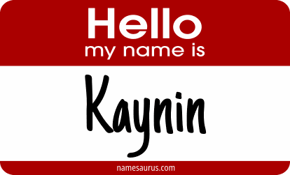 Hello my name is Kaynin png download