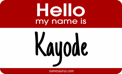 Hello my name is Kayode png download