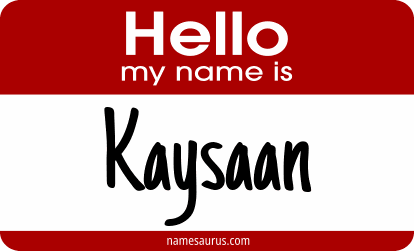 Hello my name is Kaysaan png download