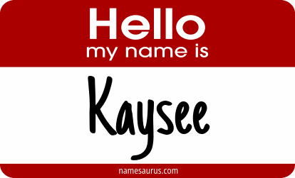 Hello my name is Kaysee png download