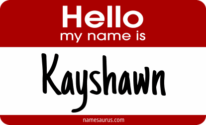 Hello my name is Kayshawn png download