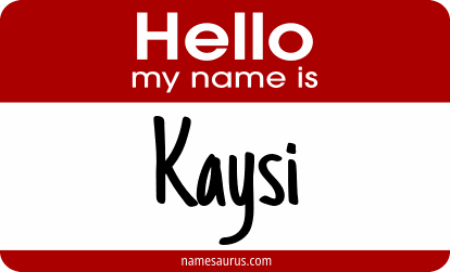 Hello my name is Kaysi png download