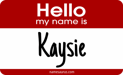 Hello my name is Kaysie png download