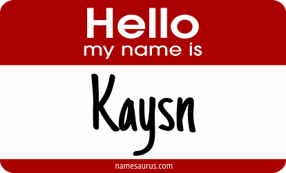 Hello my name is Kaysn png download