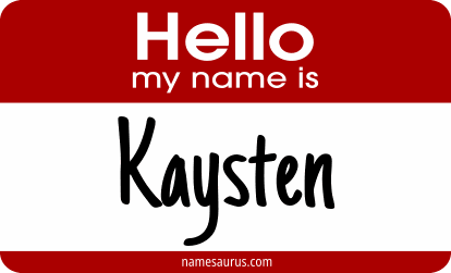 Hello my name is Kaysten png download