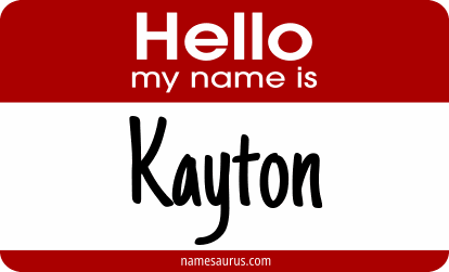 Hello my name is Kayton png download