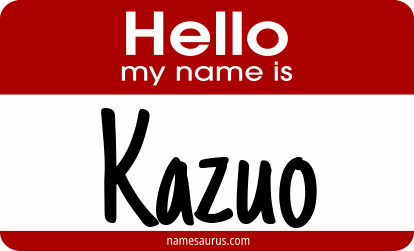 Hello my name is Kazuo png download