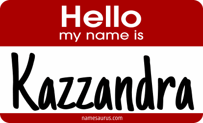 Hello my name is Kazzandra png download