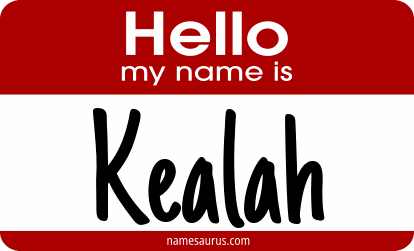 Hello my name is Kealah png download