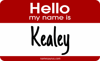 Hello my name is Kealey png download
