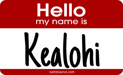 Hello my name is Kealohi png download