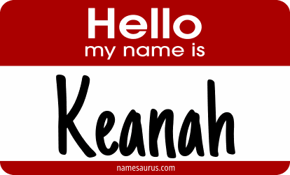 Hello my name is Keanah png download