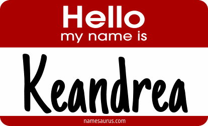 Hello my name is Keandrea png download