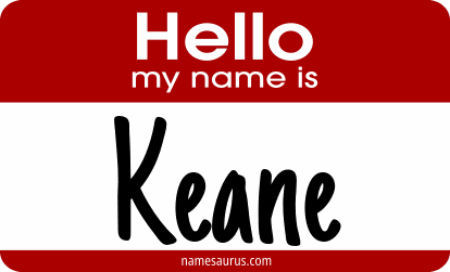 Hello my name is Keane png download
