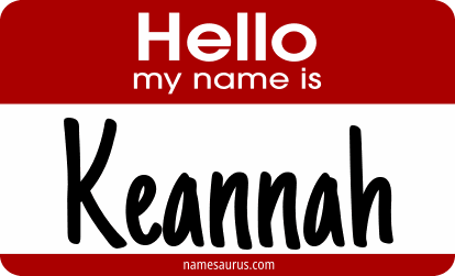 Hello my name is Keannah png download