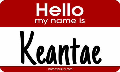 Hello my name is Keantae png download