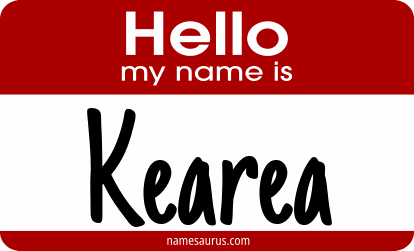Hello my name is Kearea png download