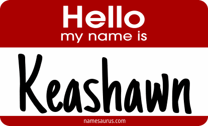Hello my name is Keashawn png download
