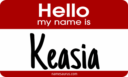 Hello my name is Keasia png download