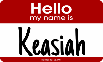 Hello my name is Keasiah png download