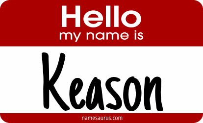 Hello my name is Keason png download